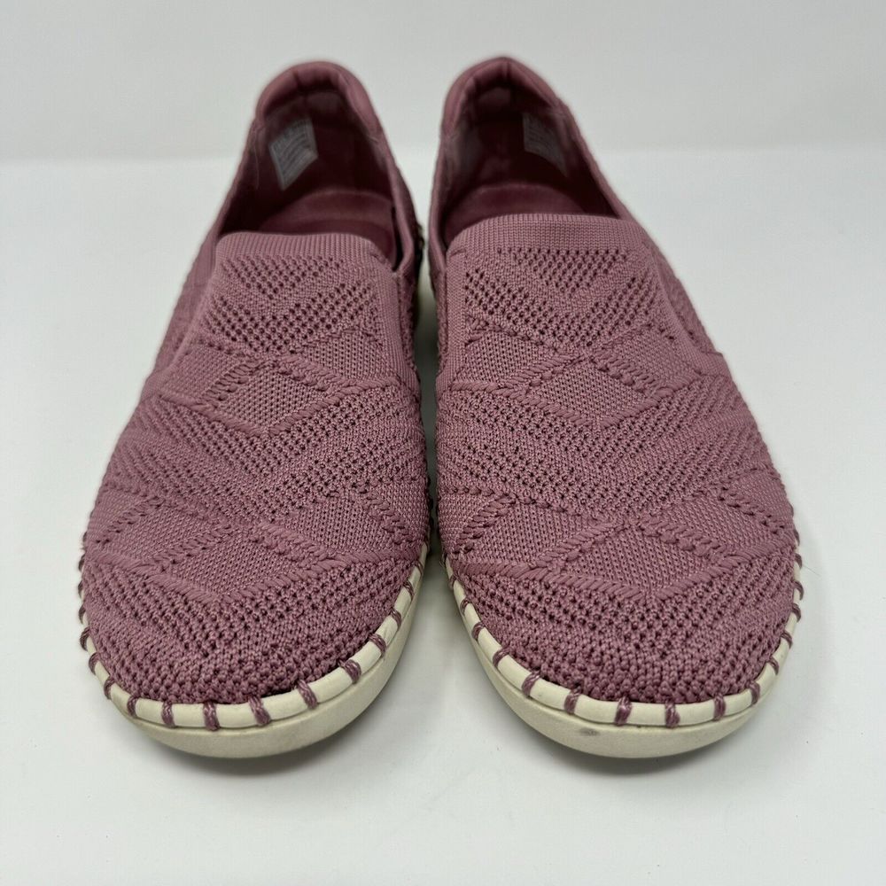 Skechers Vegan Washable Crochet Slip-Ons Sepulveda 2.0 Raspberry Womens 8 - Picture 3 of 7